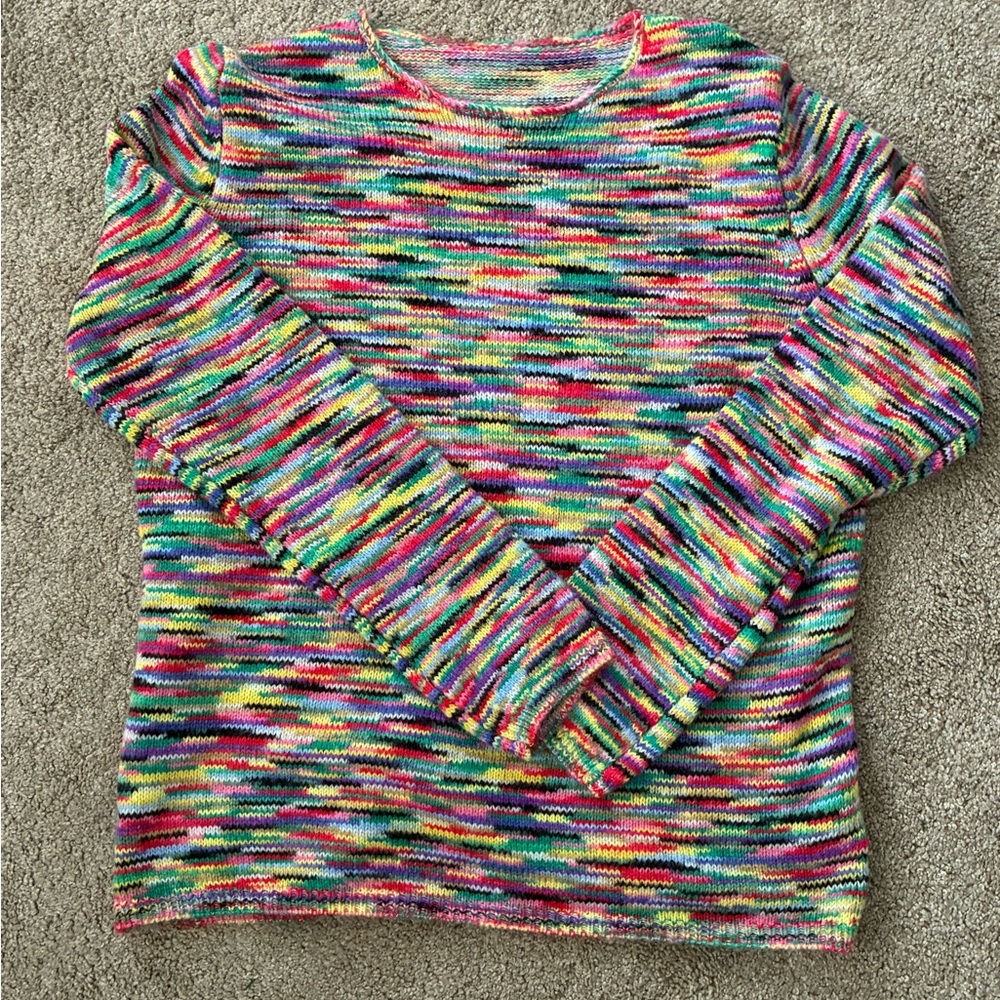 Colorful Striped Sweater-Never Worn